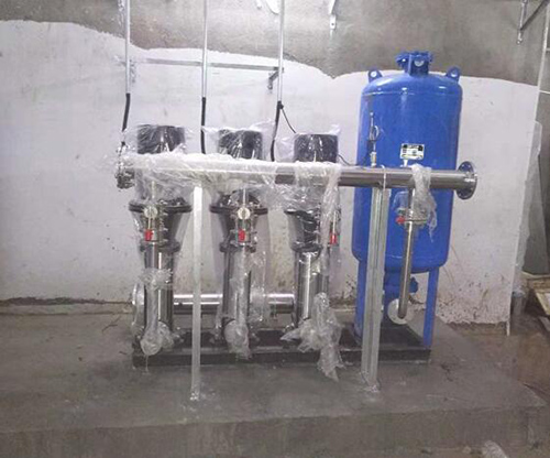 供水設備水泵配套隔膜壓力罐的安裝使用